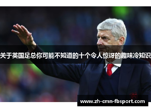 关于英国足总你可能不知道的十个令人惊讶的趣味冷知识